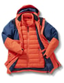 Heren Jas Recycled 3 in 1 Result R920X Oranje-Navy